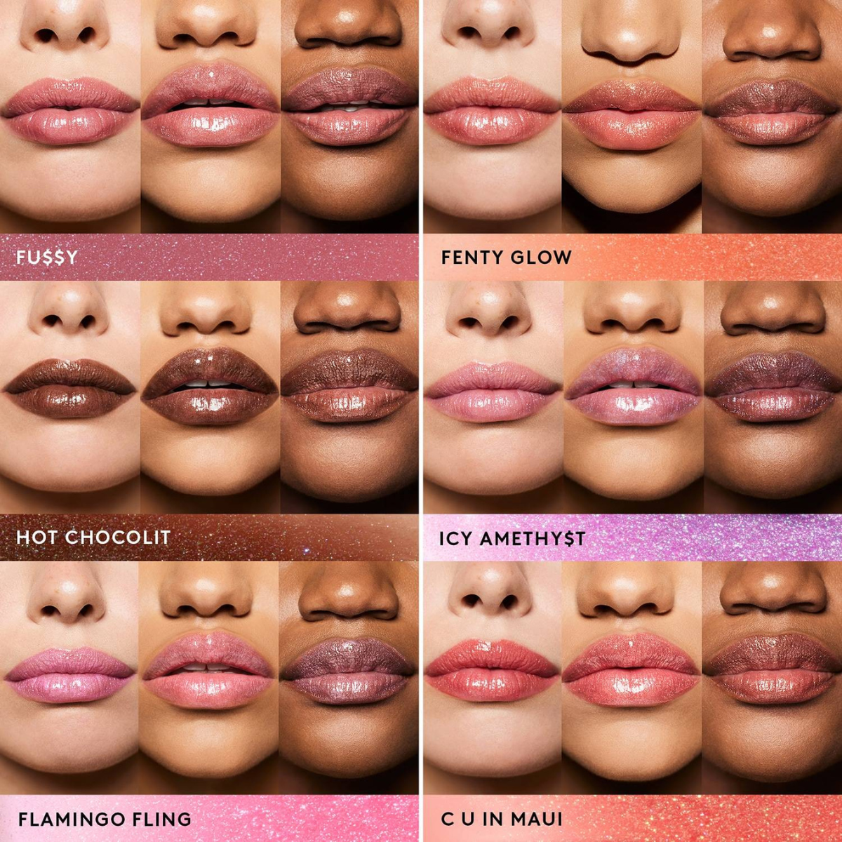 Fenty shimmer gloss sticks