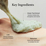 Arencia Green Tea + LHA Deep Pore Rice Cake Cleanser, 5.07 fl oz