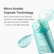 Medicube Facial Cleanser Azelaic Acid Capsule Foam Cleanser | Soothing Daily Cleansing Foam For Troubled Skin & Excess Sebum Control | Uneven Skin with Niacinamide, Glycerin | Korean Skincare, 4.23 oz