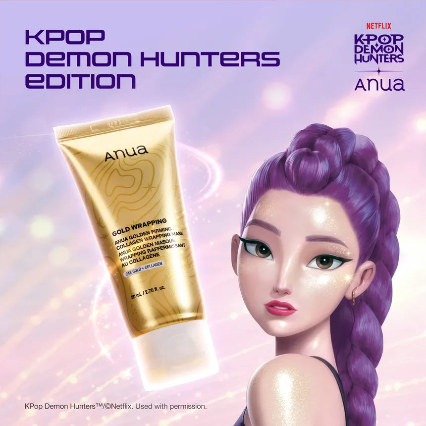 Anua - Golden Firming Collagen Wrapping Mask Kpop Demon Hunters Collaboration