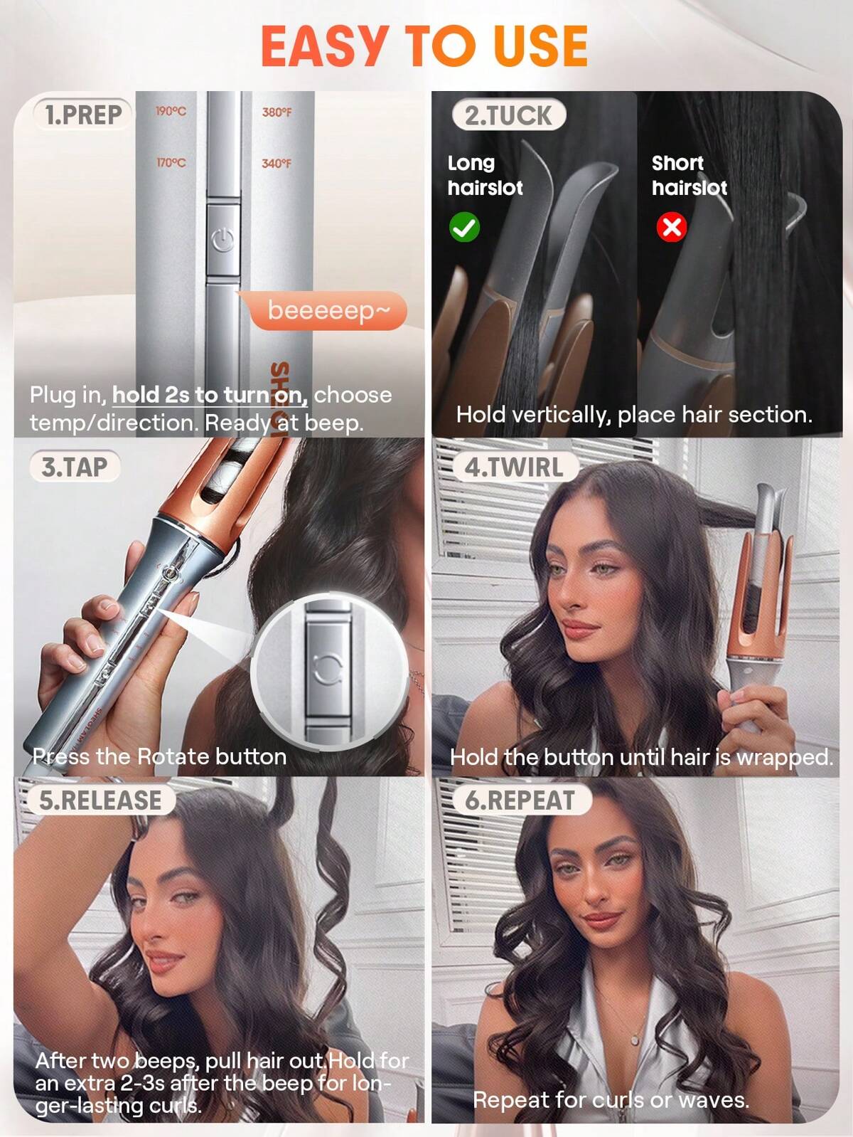Sheglam It-Curl One-Touch Instant Curler - 32mm