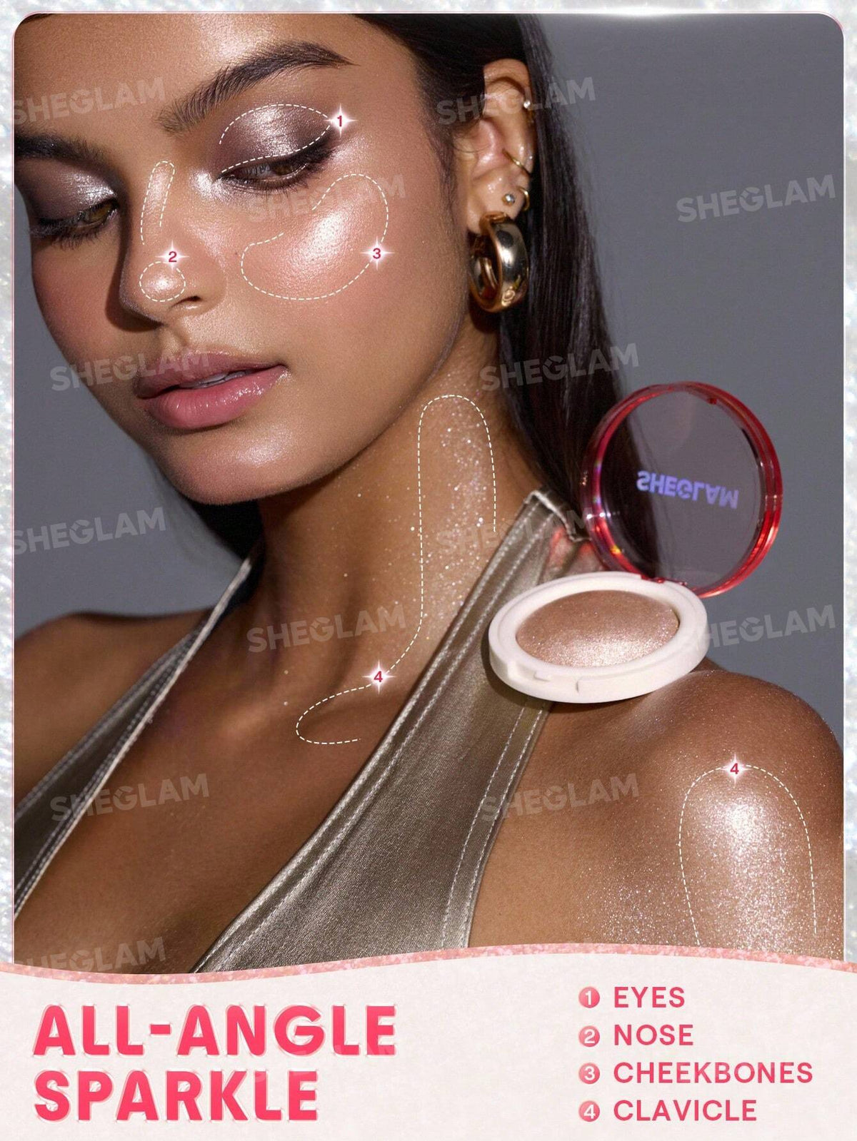 Glowchi Bouncy Highlighter-Peach Jam