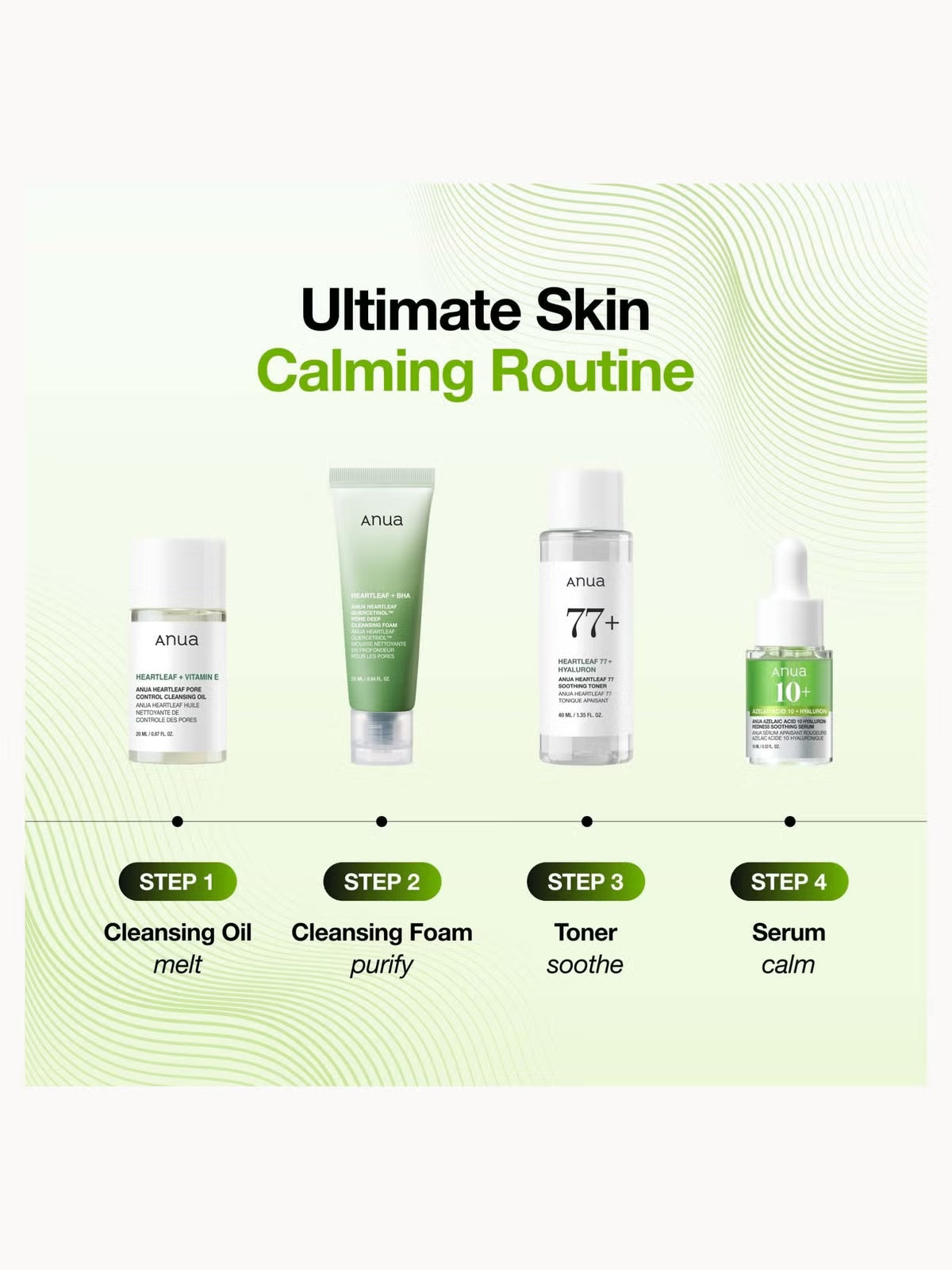 Anua KPop Demon Hunters Calming Skin Discovery Set