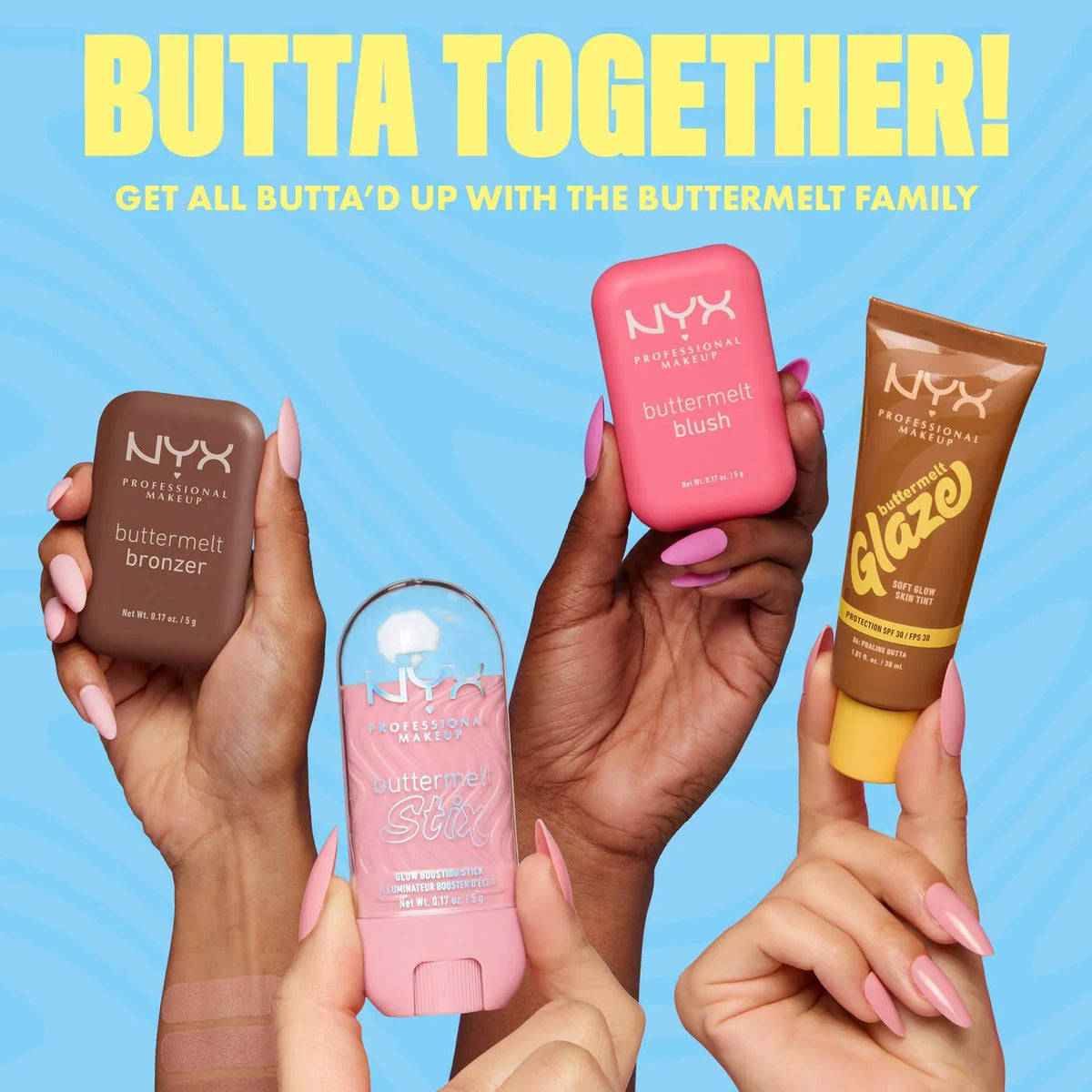 Buttermelt Glow Boosting Highlighter Stix