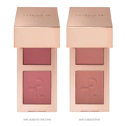 Patrick Ta Mini Must-Have Blush Duo Set – Limited Edition Travel Size Cream & Powder Blush Kit