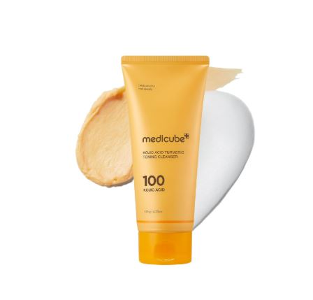 [MEDICUBE] Kojic Acid Turmeric Toning Cleanser 120g