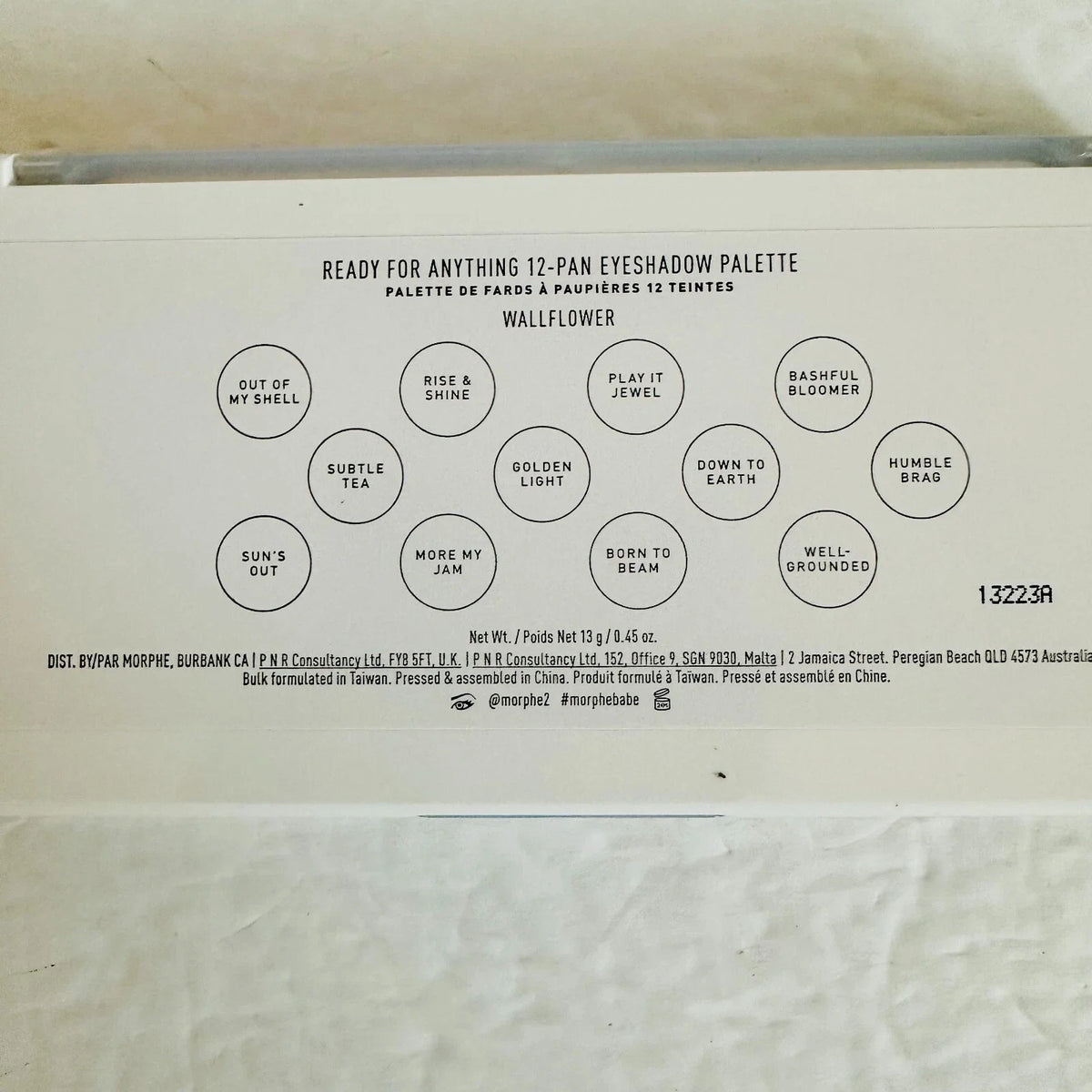 MORPHE 2 READY FOR ANYTHING 12-PAN EYESHADOW PALETTE EARTH TONE