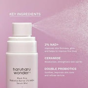 haruharu wonder - Black Rice Probiotics Barrier 2% NAD+ Serum Mist