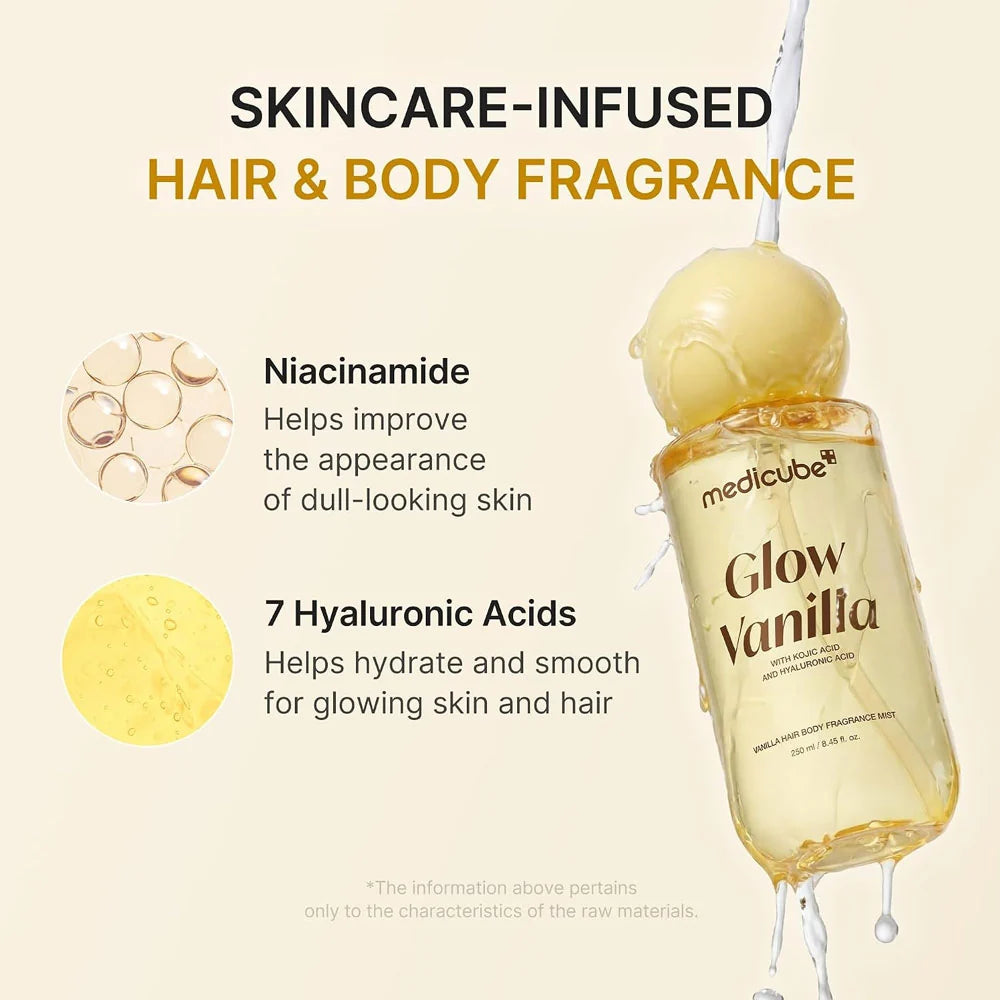 Glow Vanilla Hair & Body Fragrance Mist
