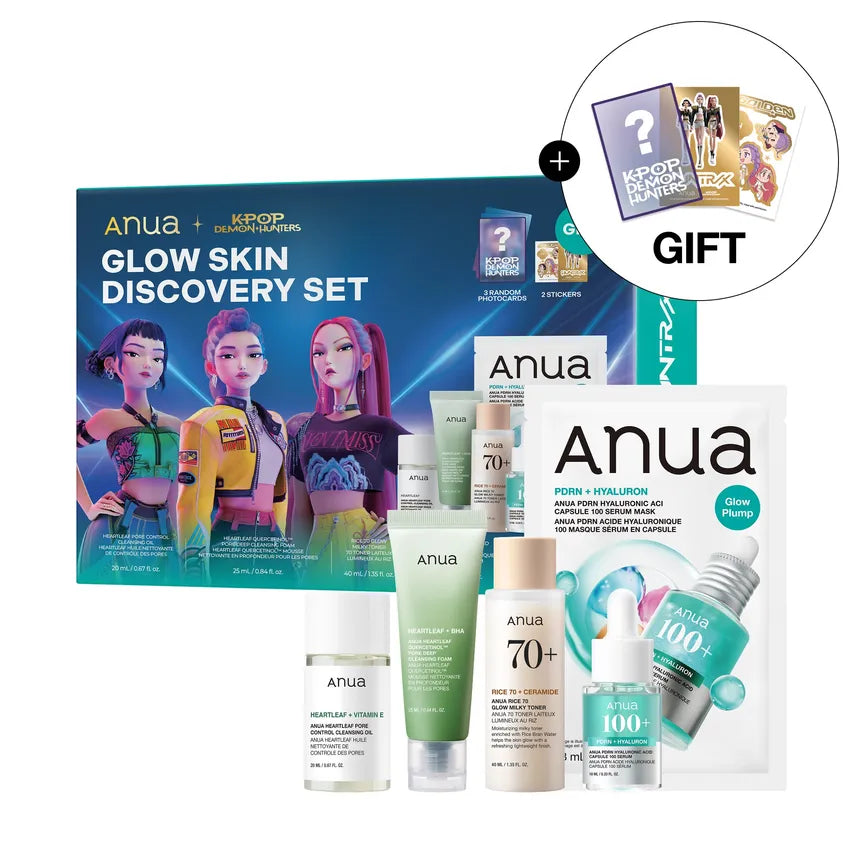 Anua - Glow Skin Discovery Set Kpop Demon Hunters Collaboration
