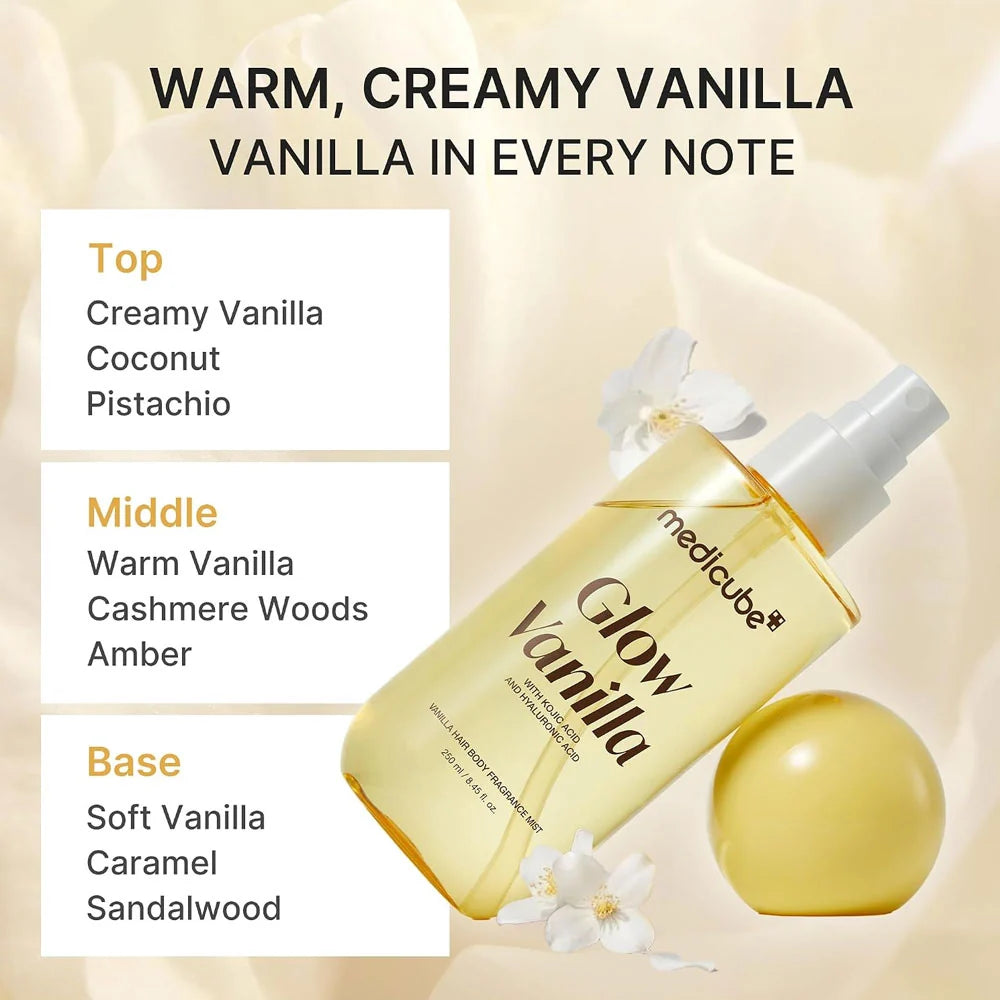 Glow Vanilla Hair & Body Fragrance Mist