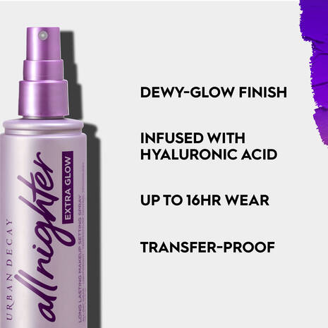 Urban Decay all nighter  ultra glow setting spray