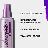 Urban Decay all nighter  ultra glow setting spray