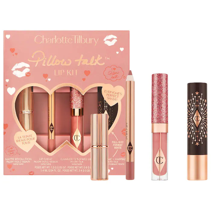 Charlotte tilbury pillow talk lip wardrobe set