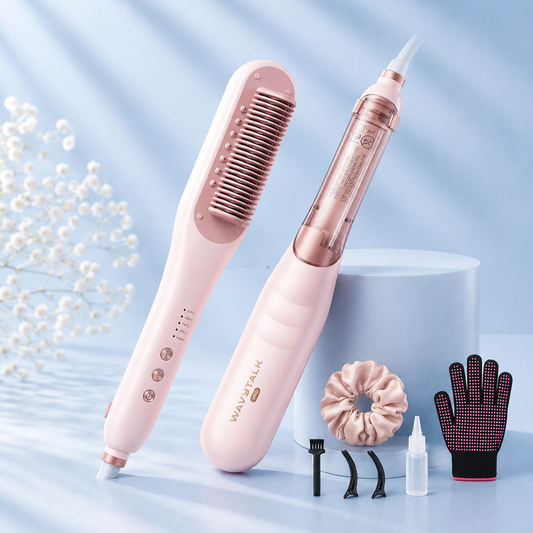 Wavytalk Pro Steam Hair Straightener Brush