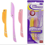 FEATHER-FLAMINGO RAZOR FOR FACE AND EYEBROW