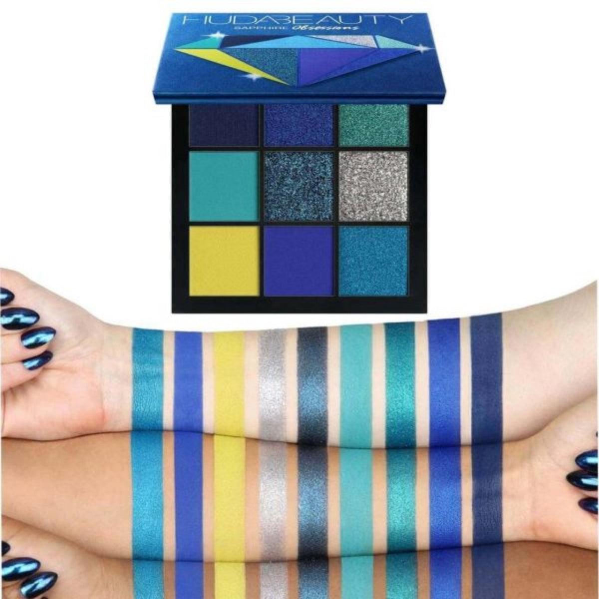 Huda beauty sapphire obsession palette