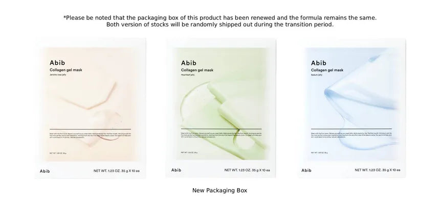 Abib - Collagen Gel Mask Set - 3 Types