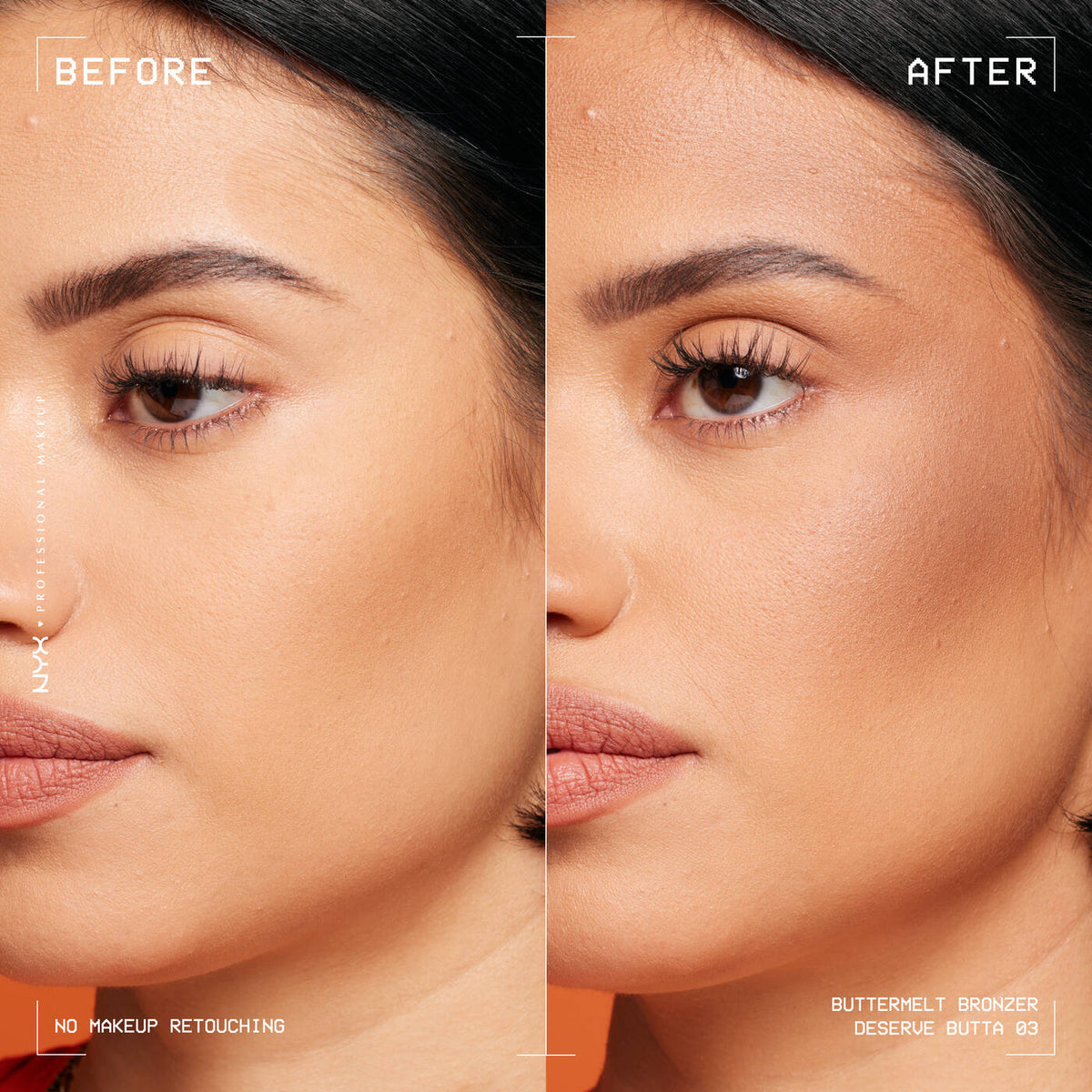 Buttermelt Bronzer: High pigment, true-to-skin buttery powder bronzer. Fade & transfer resistant with up to 12HR wear.