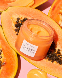 Glow recipe Papaya Sorbet Enzyme Cleansing Balm