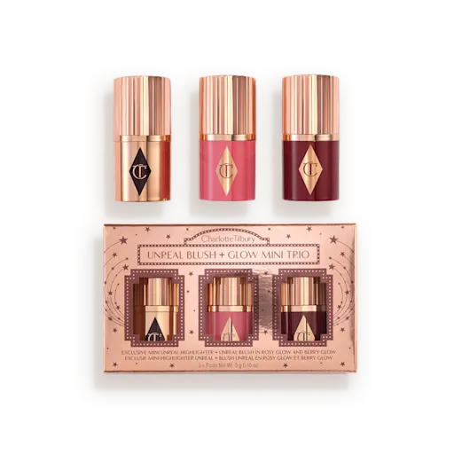 Charlotte Tilbury UNREAL BLUSH + GLOW MINI TRIO