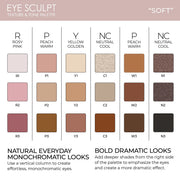 Natasha Denona - EYE SCULPT TEXTURE AND TONE EYESHADOW PALETTE