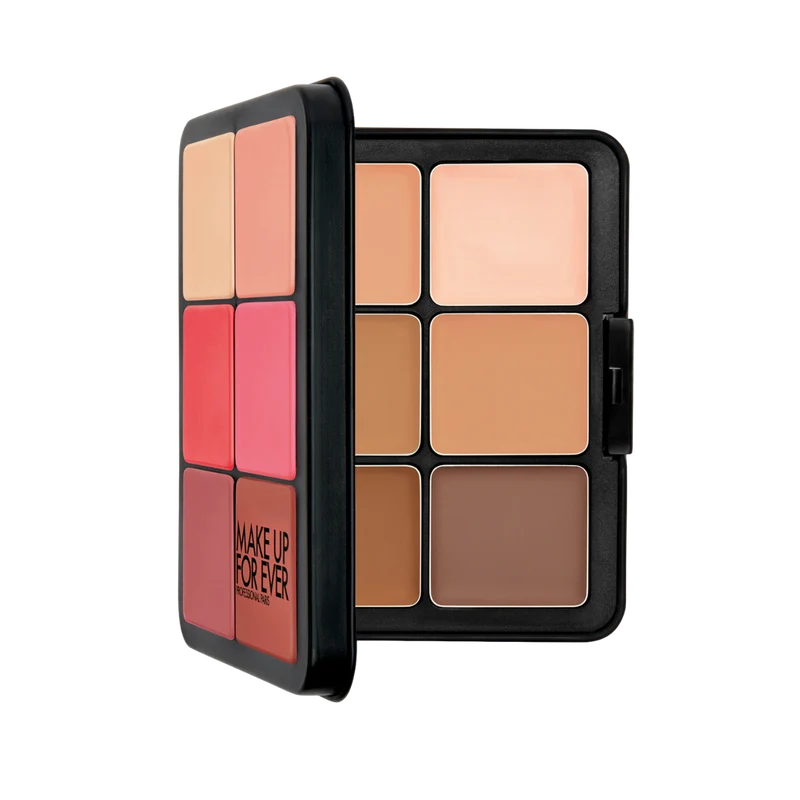 MAKE UP FOR EVER HD SKIN FACE ESSENTIALS PALETTE WITH HIGHLIGHTERS
