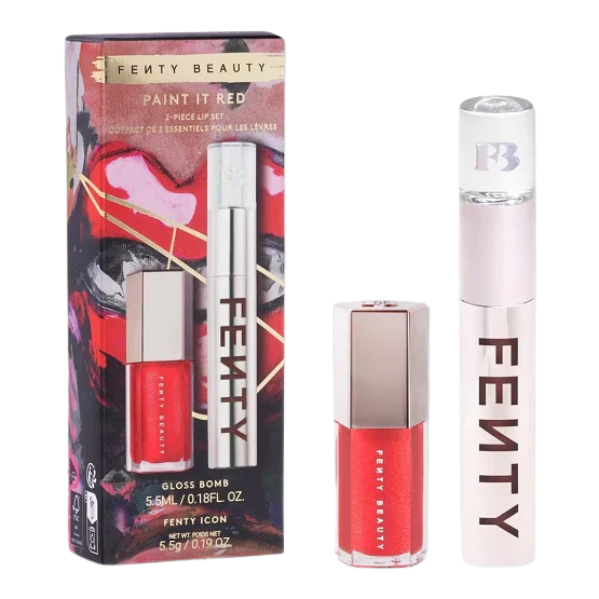 FENTY BEAUTY - Paint It Red 2-Piece Lip Set