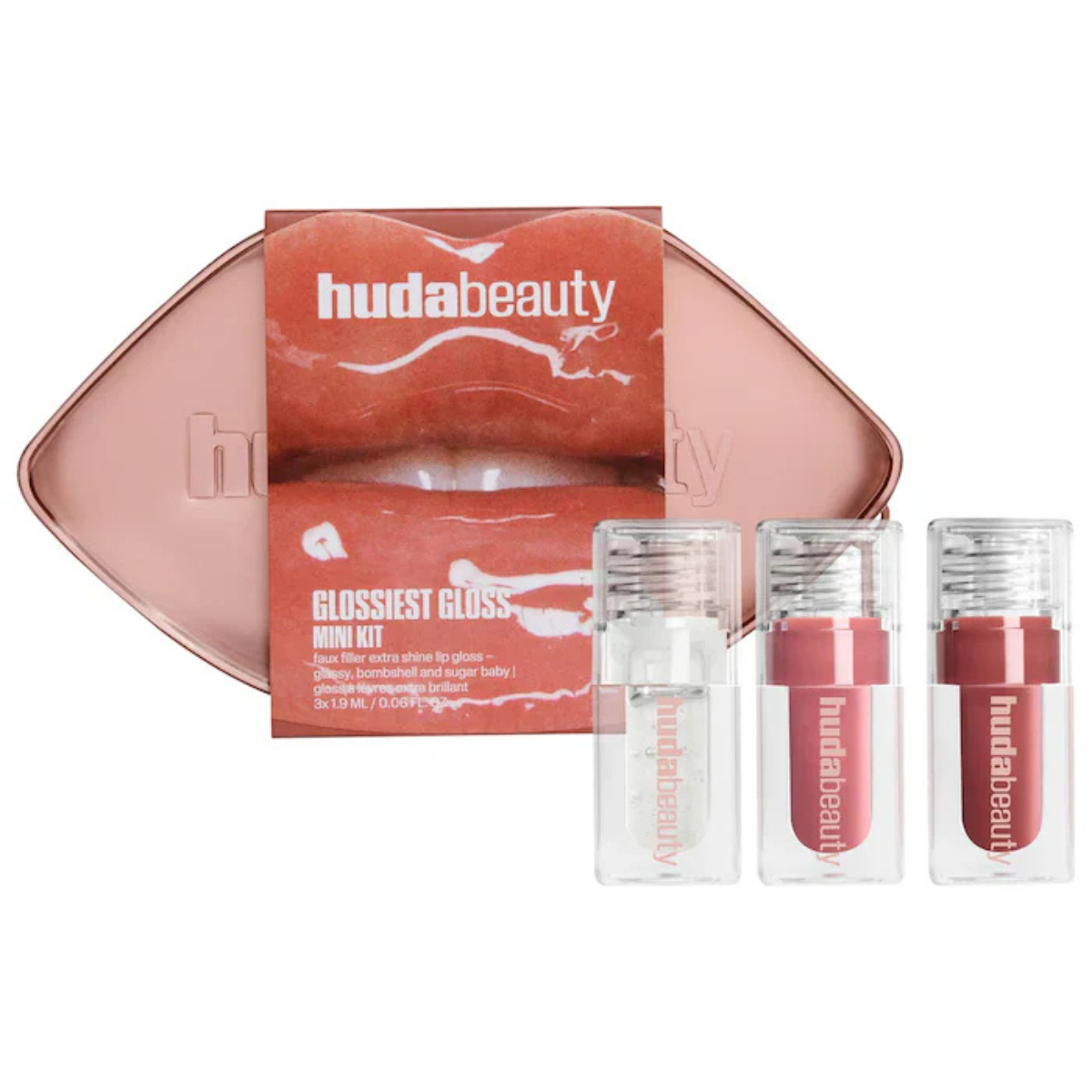 Glow Cosmetics  Huda Beauty Mini Glossiest Set