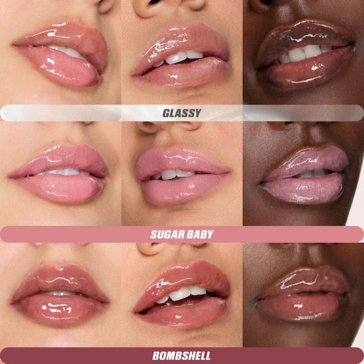 Glow Cosmetics  Huda Beauty Mini Glossiest Set
