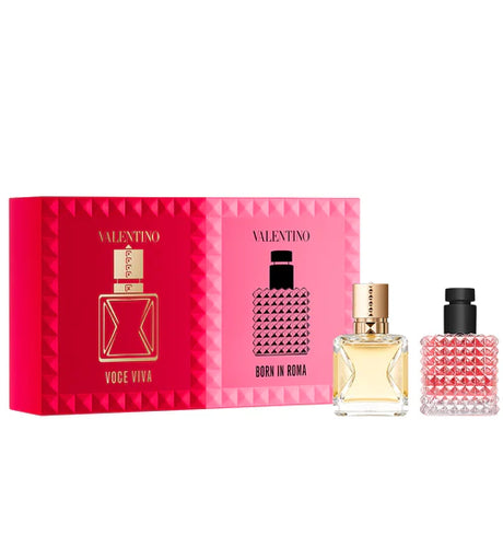 Valentino Mini Donna Born In Roma & Voce Viva Perfume Set