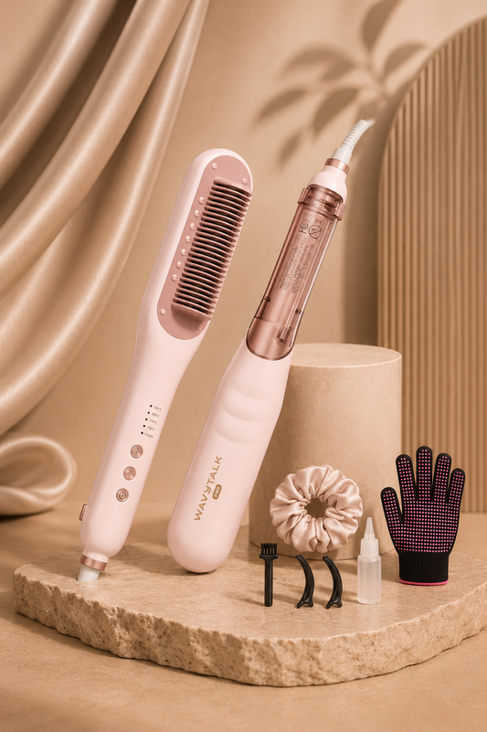 Wavytalk Pro Steam Hair Straightener Brush