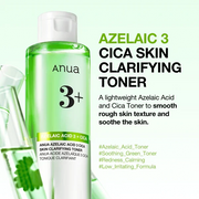ANUA Azelaic 3 Cica Skin Clarifying Toner