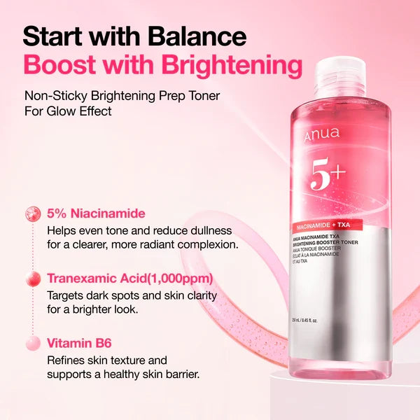 ANUA Niacinamide Tranexamic Acid Brightening Booster Toner