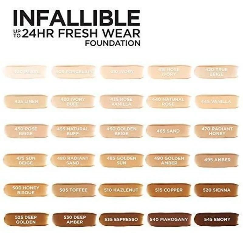 L'Oreal infallible foundation