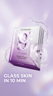 numbuzin - No.9 NAD Bio Lifting-sil Full Face Mask Set