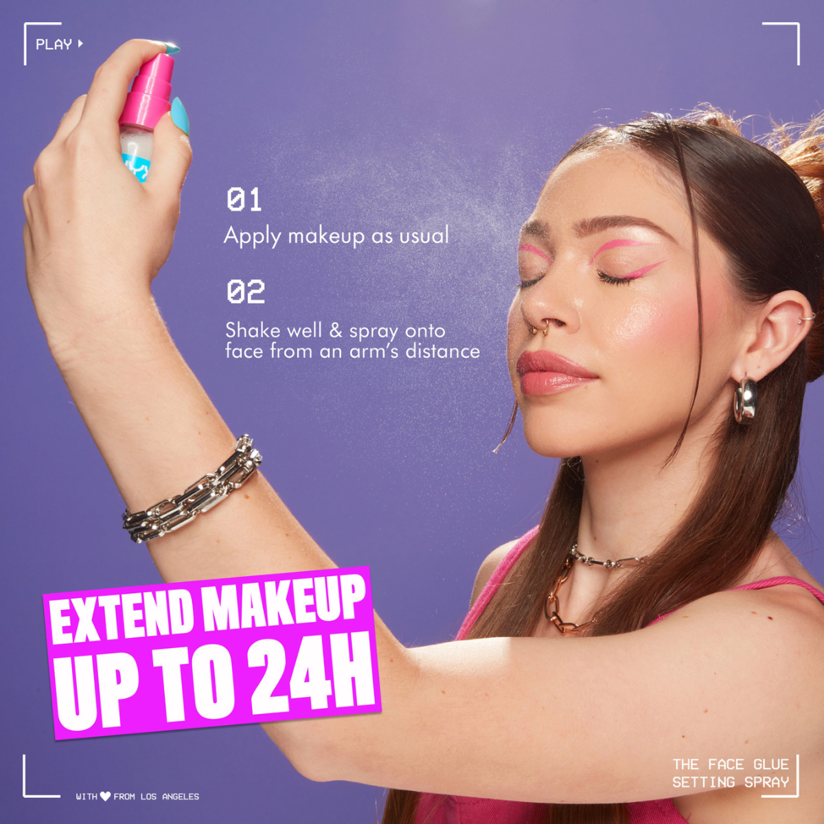 Nyx the face glue setting spray