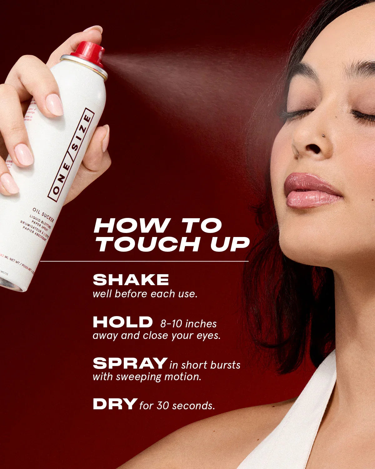 Onesize setting spray Oil Sucker Full Size 4.22 oz / 142 mL