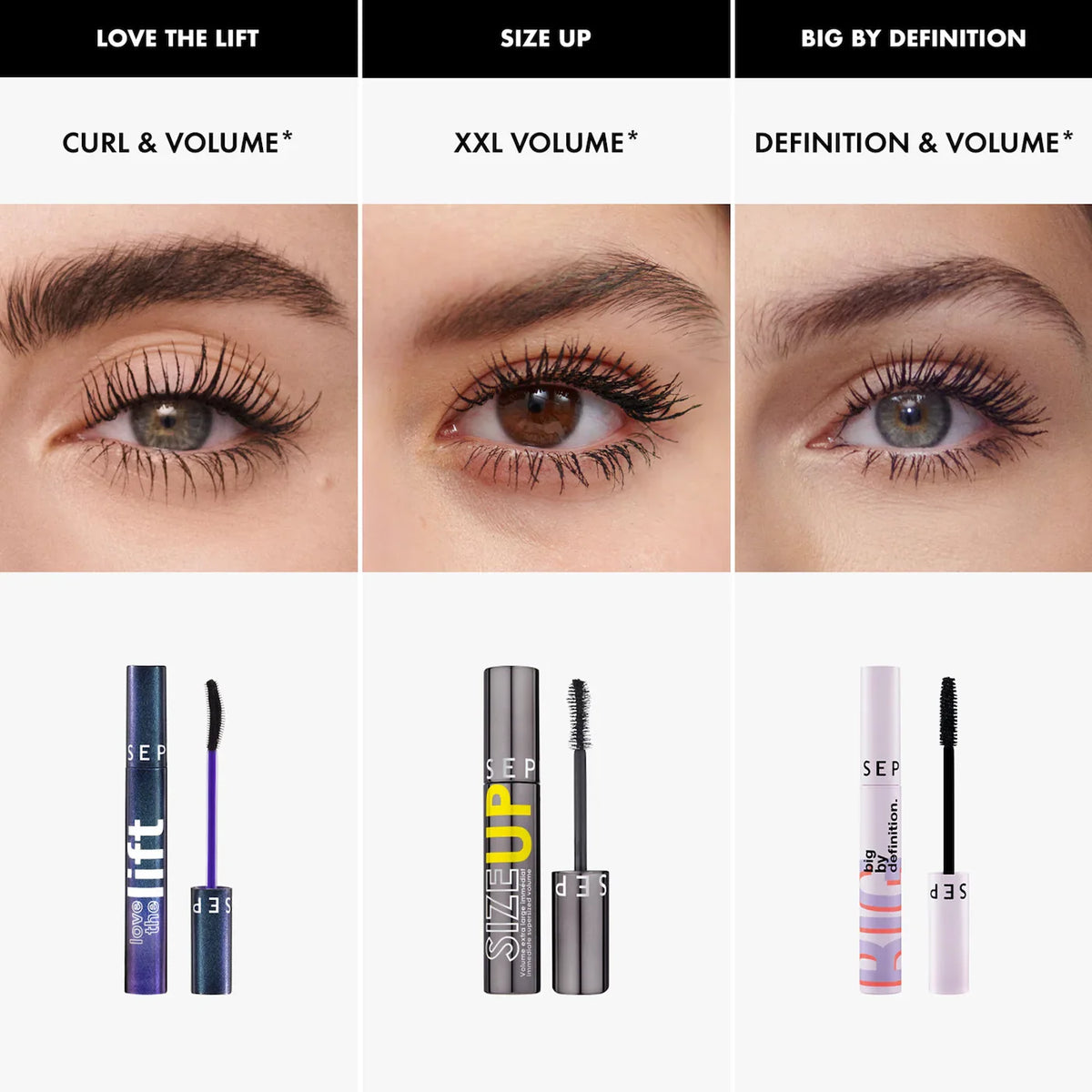 SEPHORA COLLECTION  Mini Size Up Volumizing Mascara