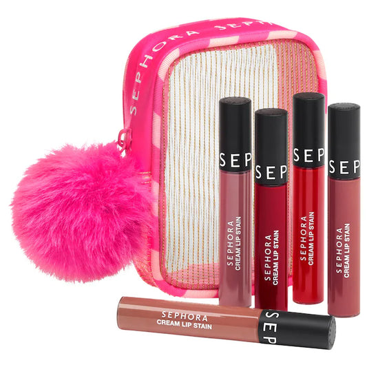 SEPHORA COLLECTION  5pc Cream Lip Stain Makeup Gift Set