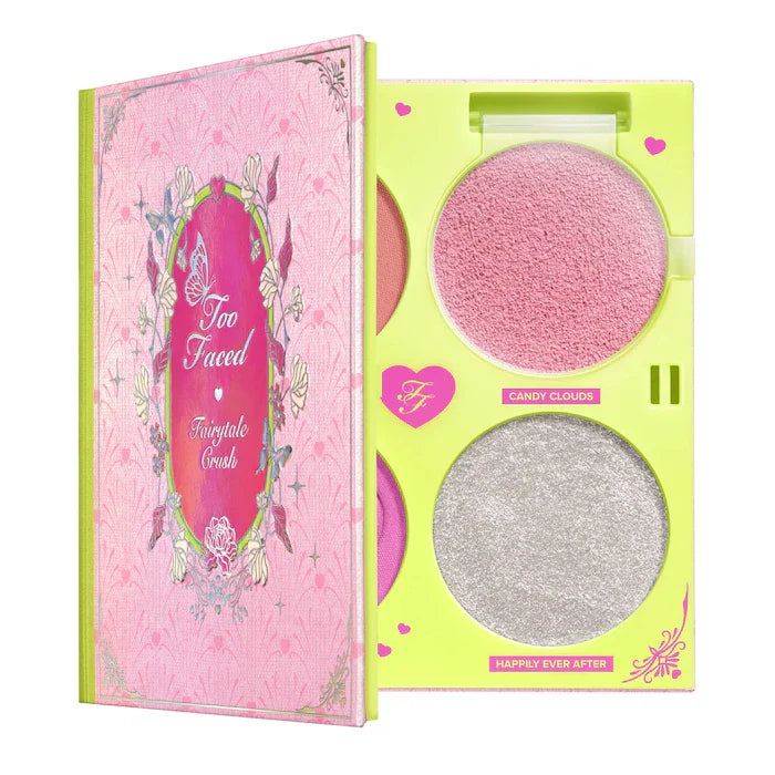 Too Faced  Fairytale Crush Blush & Highlighter Palette Makeup Set