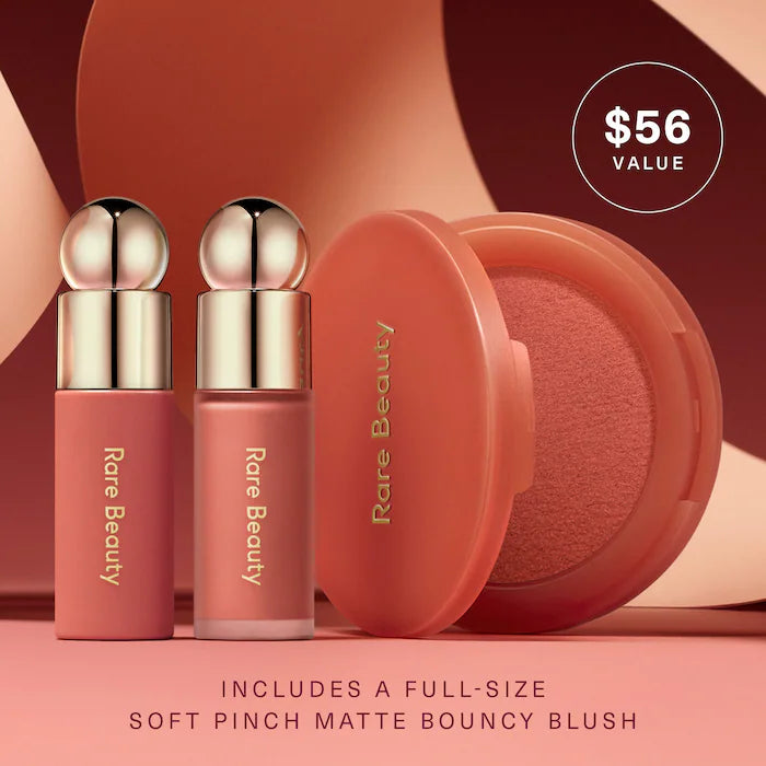 Rare Beauty by Selena Gomez  Soft Pinch Cheek & Lip Trio Makeup Gift Set