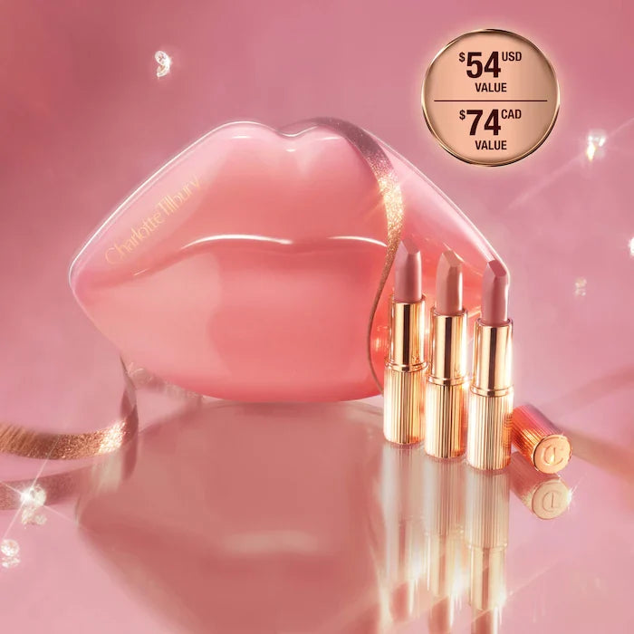 Charlotte Tilbury  Mini Iconic Hollywood Lipstick Trio Gift Set