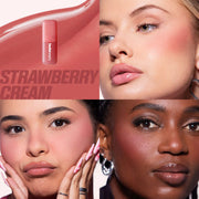 HUDA BEAUTY  Berries and Cream Liquid Blush and Lip Gloss Set